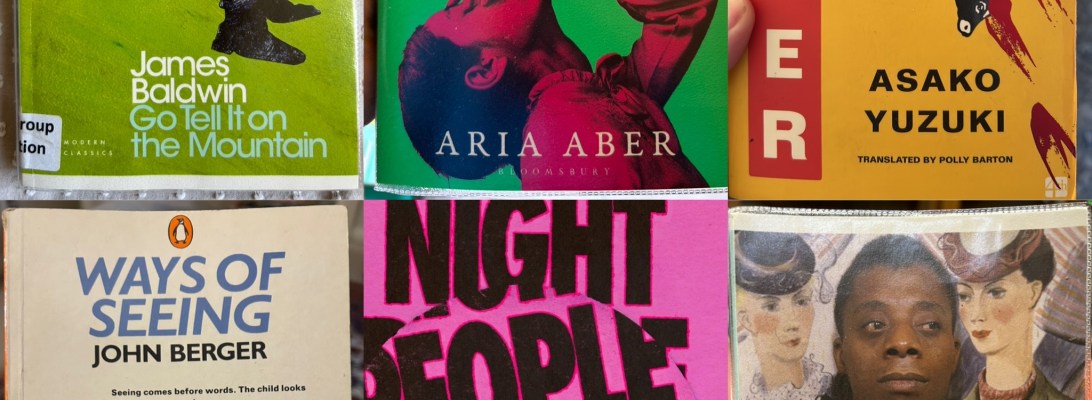 Books including James Baldwin.